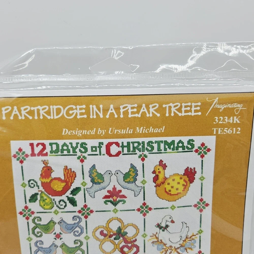 Imaginating Partridge in a pear tree 12 Days Of Christmas Cross Stitch TE5612